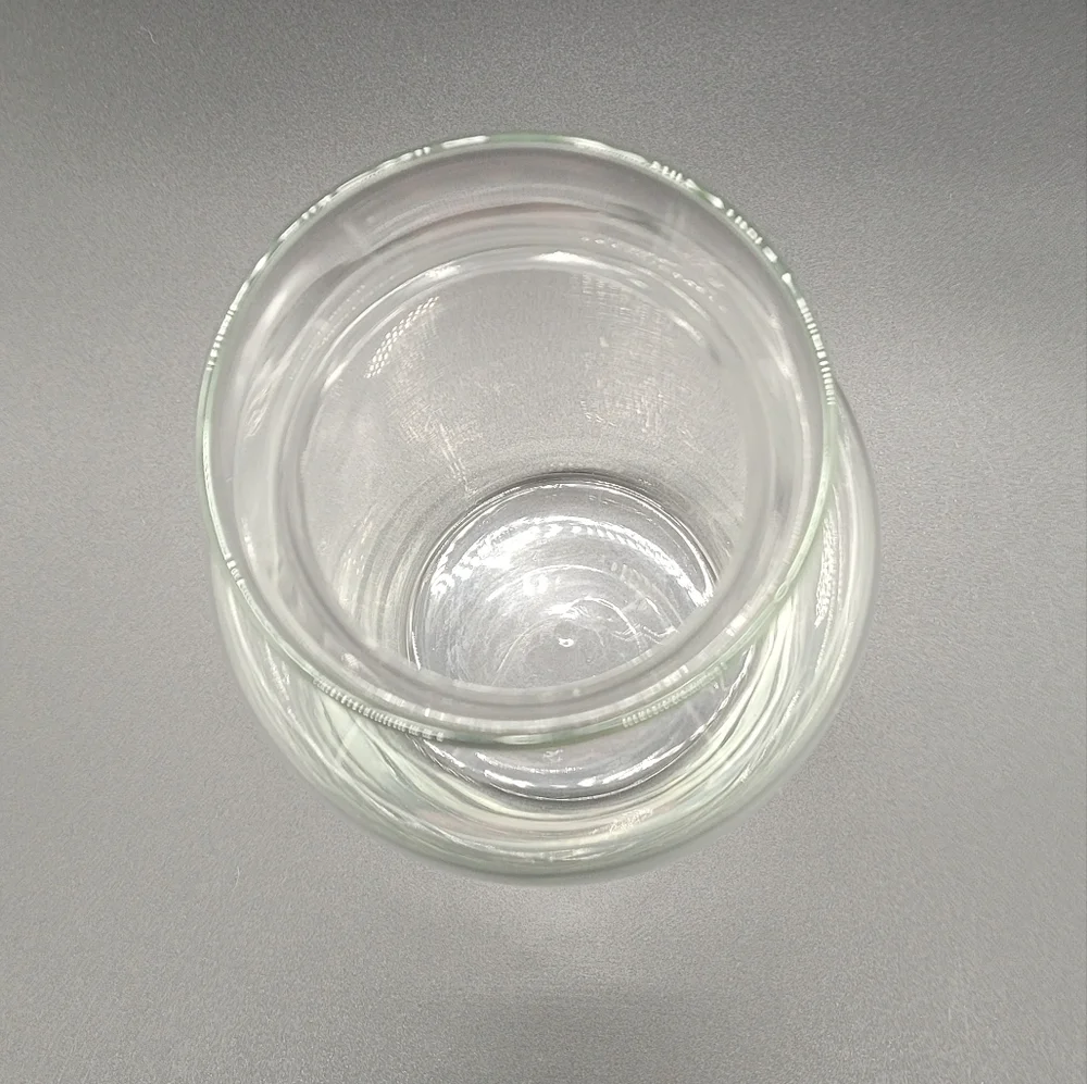 Clear Glass Flower Vase 7in​​​